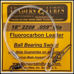 220# 18" Fluorocarbon Leader .059" Dia